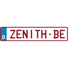 Gepersonaliseerde nummerplaat